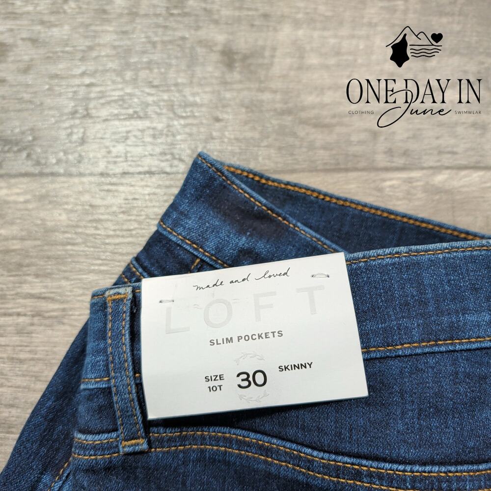Loft Skinny Jeans Size 10T - Picture 3 of 8